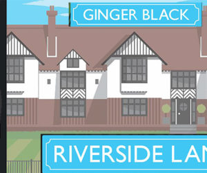 Christine Presents ~ Riverside Lane by Ginger Black